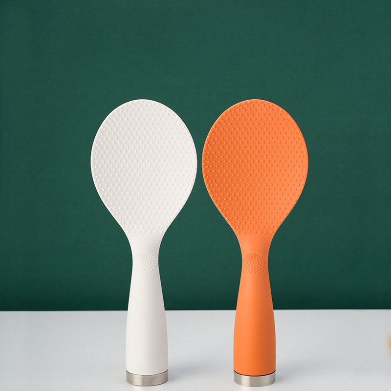 Kitchen Gadgets On Sale - ノンスティック立ちしゃもじプラスチックロングハンドルスプーン多機能しゃもじ調理器へら食器キッチンアクセサリー