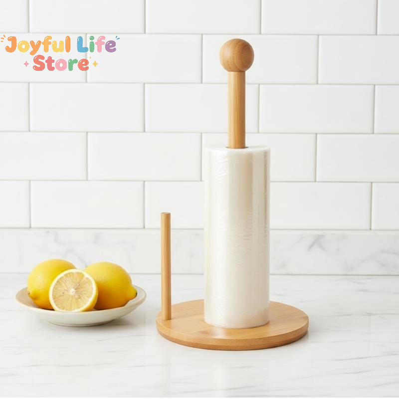 Kitchen Gadgets On Sale - ホットセール キッチン木製ロールペーパーティッシュホルダー 浴室ティッシュ縦置きスタンド ペーパーポット キッチン トイレ収納アクセサリー