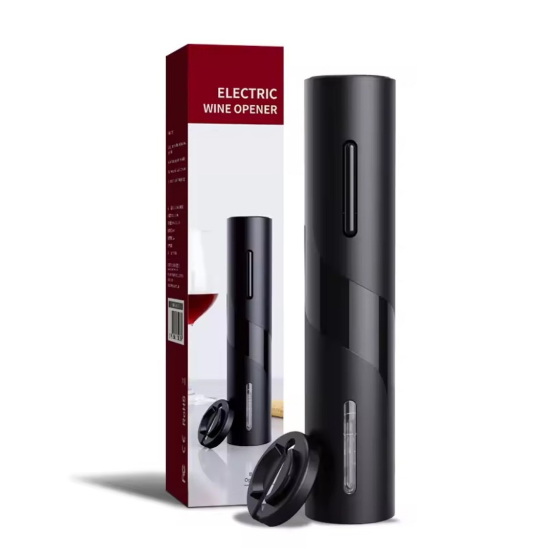 Electric Can Opener - 電動ワインボトルオープナー自動赤ワインコルク抜きワインオープナーワインツールキッチン製品パフォーマンスプラスチック