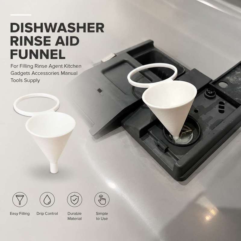 Kitchenaid Kitchen Gadgets - 食器洗い機用ミニ漏斗 洗浄剤充填 キッチンガジェットアクセサリー 手動ツール 家庭用品