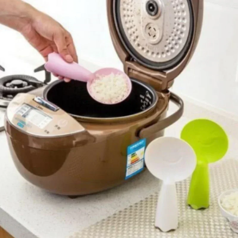 Kitchen Gadgets On Sale - 焦げ付き防止プラスチック製しゃもじ、しゃもじ型スプーン、しゃもじ型スクープ、しゃもじ型クッカー、スタンド付きしゃもじ、しゃもじ型調理器具、キッチン用品、食器、ツール、卸売