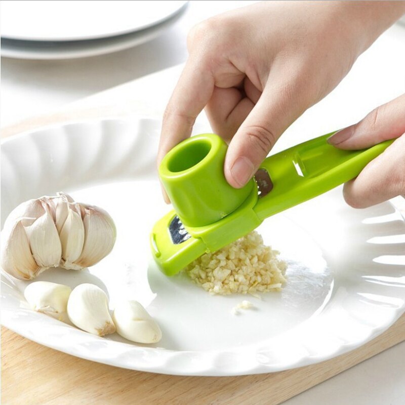 Kitchen Gadgets Gifts - 電気ニンニクグラインダー,キッチンアクセサリー,ニンニク,緑,1パック