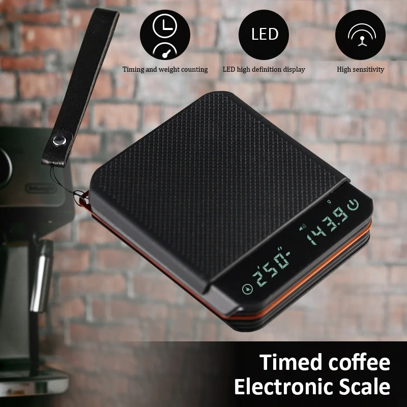 Kitchen Gadgets Website - キッチンスケール コーヒーアクセサリー 2Kg/0.1G 精度 充電式 ポータブル