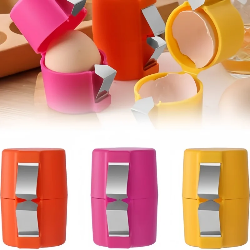 Kitchenaid Kitchen Gadgets - 1PC クリエイティブ卵分離ツールプラスチックノンスティックハンドエッグブレーカー多機能便利なベーキング調理補助キッチンガジェット
