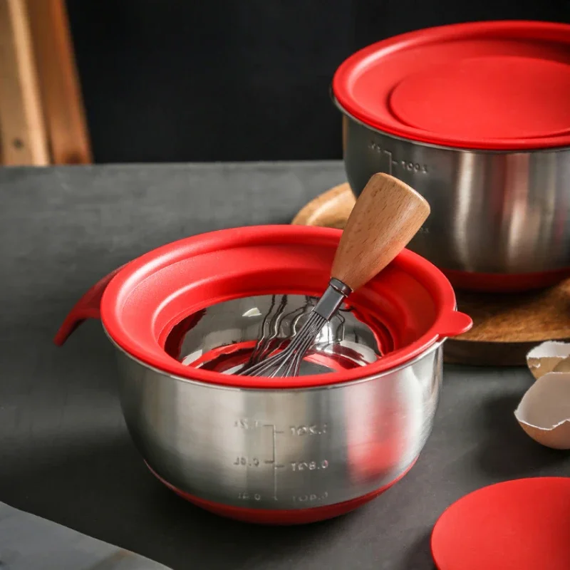 Kitchenaid Kitchen Gadgets - ステンレス製ミキシングボウル、アイスクリームボールエイド、キッチンボウル、ベーキングツール、ダイニングバーガジェット、ホームガーデン、深い