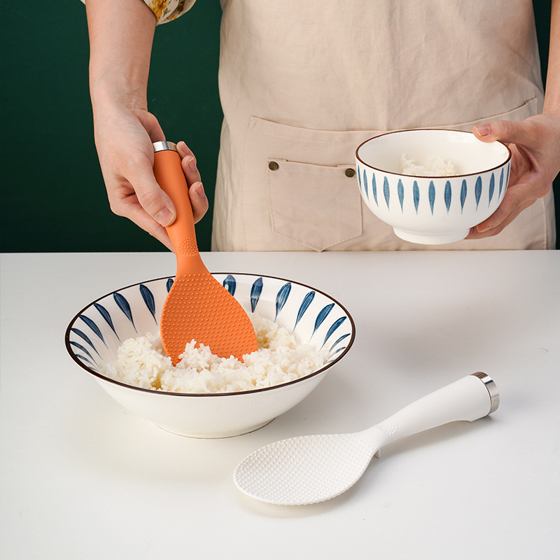 ノンスティック立ちしゃもじプラスチックロングハンドルスプーン - Kitchen Gadgets On Sale のレビューと価格