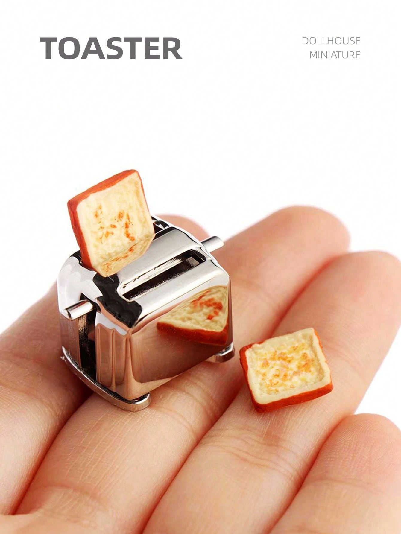 1:12 ドールハウスミニチュアトースター、家の装飾用ミニシ - Kitchen Gadgets Website のレビューと価格