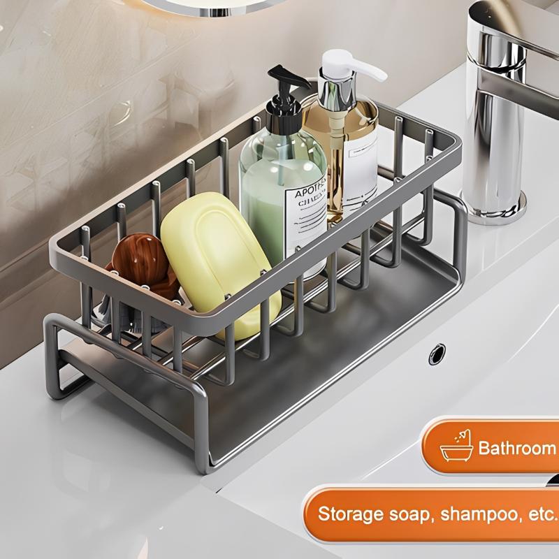 スポンジ水切りラック、タオルホルダー付き、キッチン・バスルー - Kitchen Gadgets Storage Ideas のレビューと価格