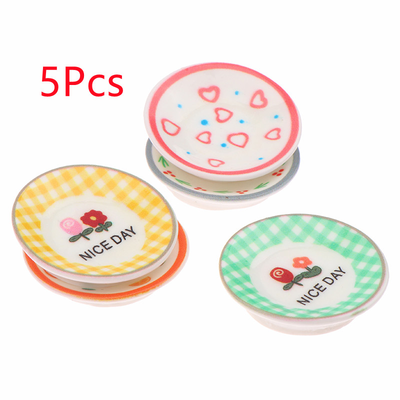5 個 1/12 ドールハウスミニプレート皿モデルドールハウ - Kitchen Gadgets Website のレビューと価格