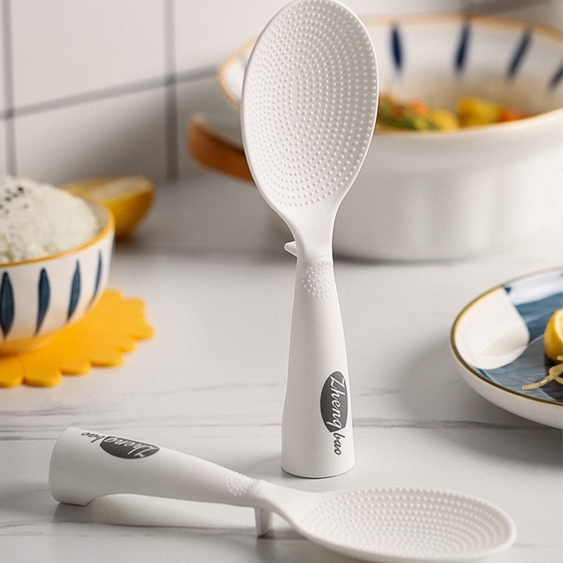 直立プラスチックしゃもじ炊飯器サービングスプーンテフロン加工 - Kitchen Gadgets On Sale のレビューと価格