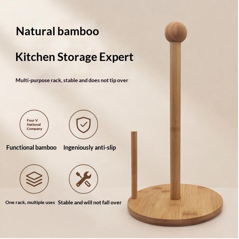 ホットセール キッチン木製ロールペーパーティッシュホルダー  - Kitchen Gadgets On Sale のレビューと価格