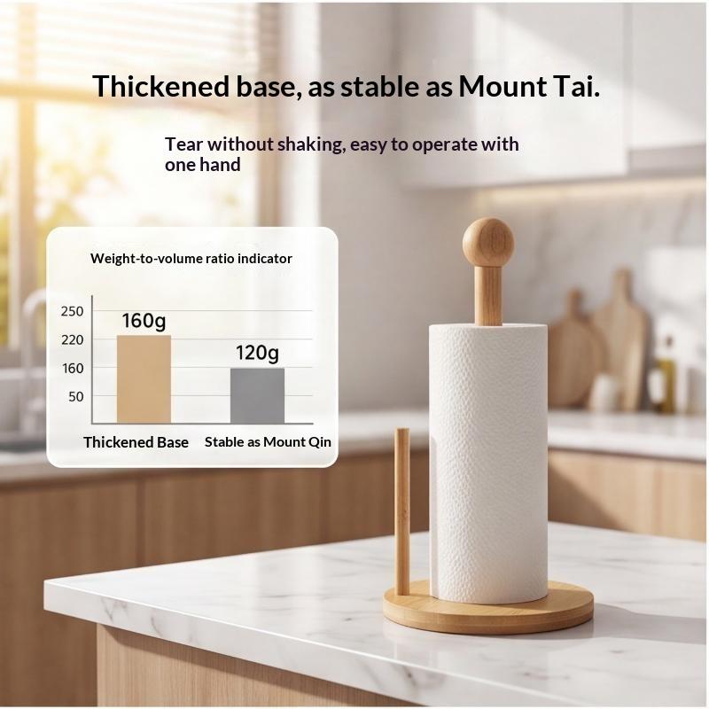 ホットセール キッチン木製ロールペーパーティッシュホルダー  - Kitchen Gadgets On Sale のレビューと価格