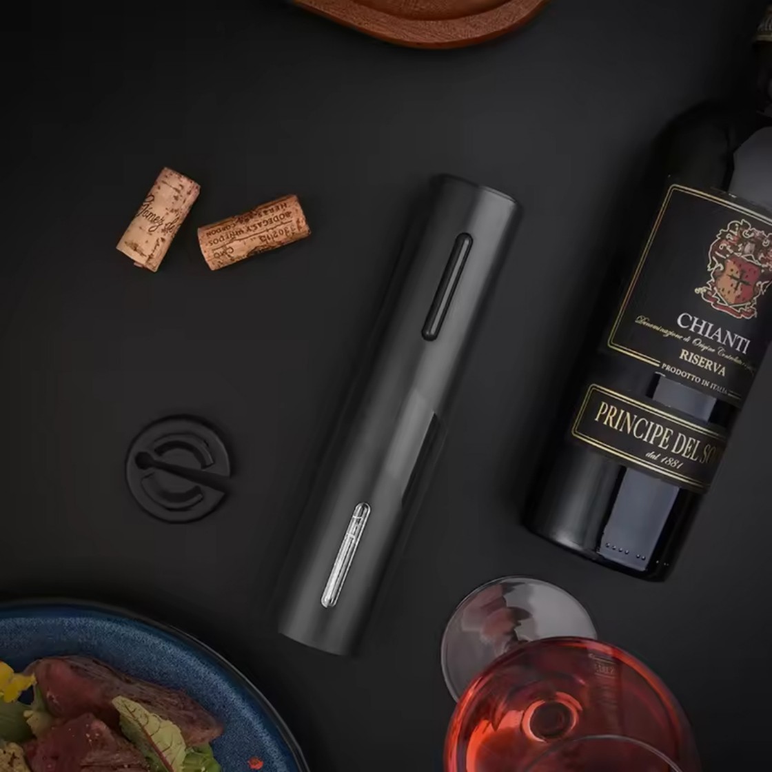 電動ワインボトルオープナー自動赤ワインコルク抜きワインオープ - Electric Can Opener のレビューと価格