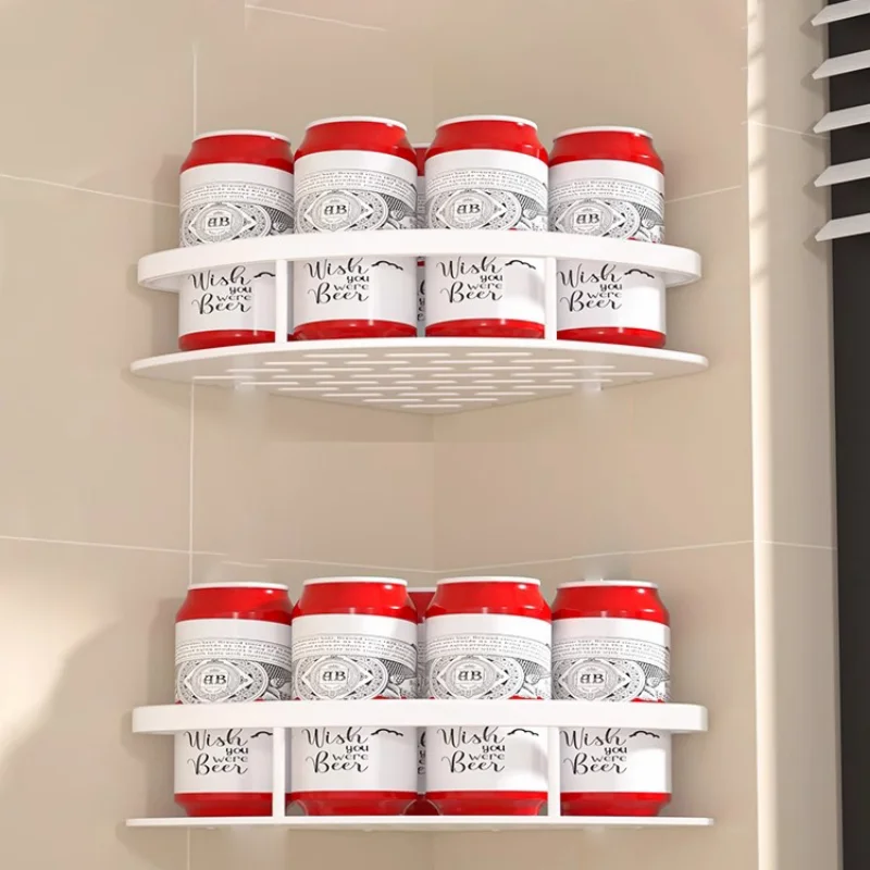2 個のバスルーム棚キッチン収納オーガナイザーアルミ合金シャ - Kitchen Gadgets Storage Ideas のレビューと価格