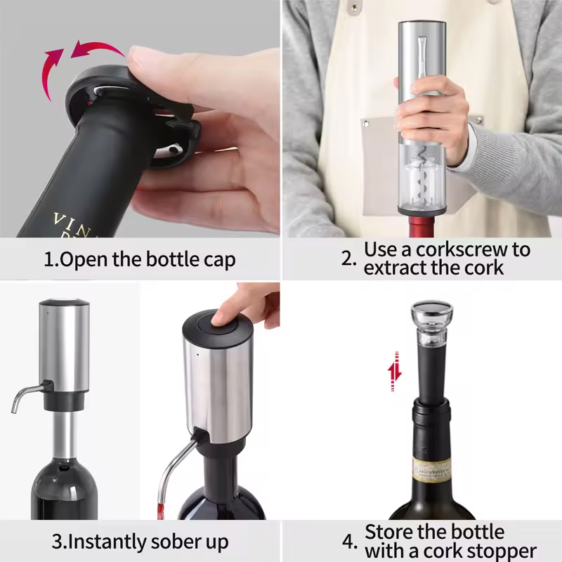 2024 新デザイン 4-in-1 リチウム充電式電気ボトル - Electric Can Opener のレビューと価格