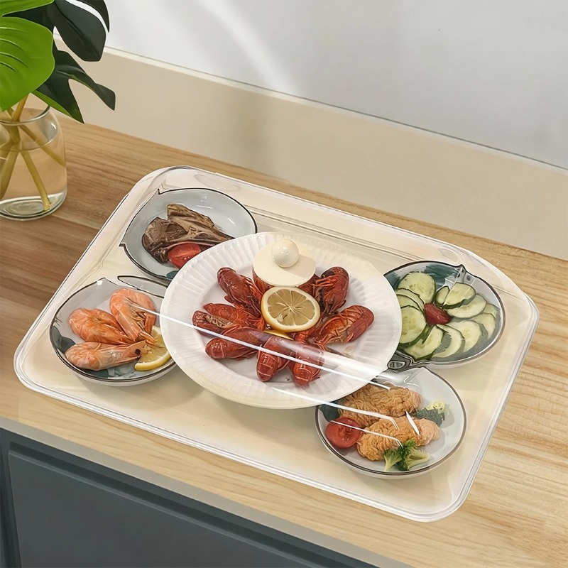 WORTHBUY 再利用可能なプラスチック製食品カバー クリ - Kitchen Gadgets Website のレビューと価格