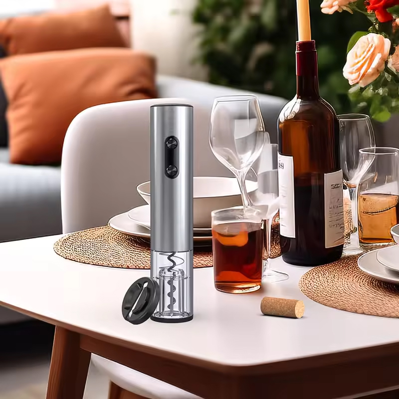 1/4 個電動ワインボトルオープナー自動赤ワインコルク抜きワ - Electric Can Opener のレビューと価格