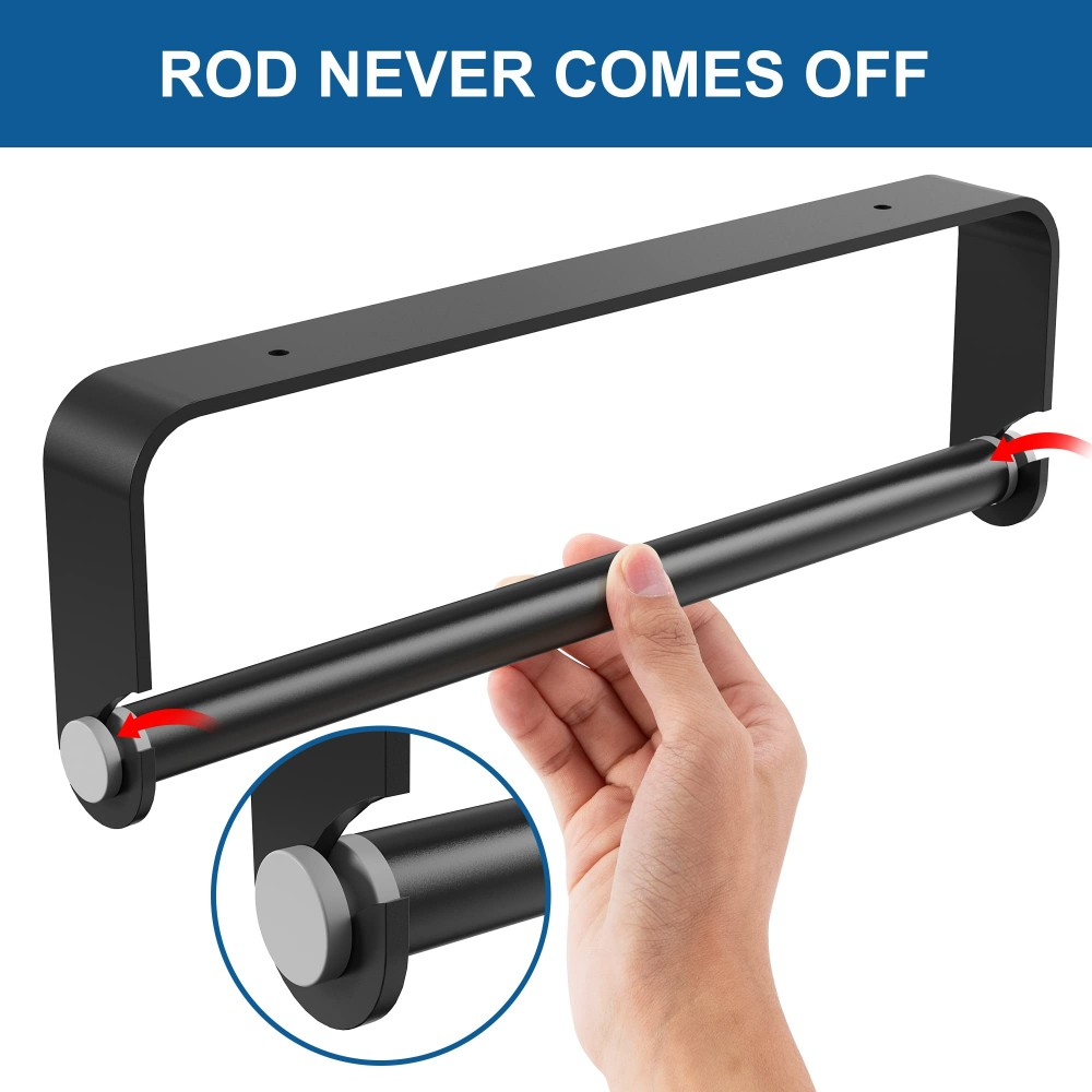 黒/シルバー 多機能キッチンペーパータオルホルダー 吊り下げ - Kitchen Gadgets Storage Ideas のレビューと価格