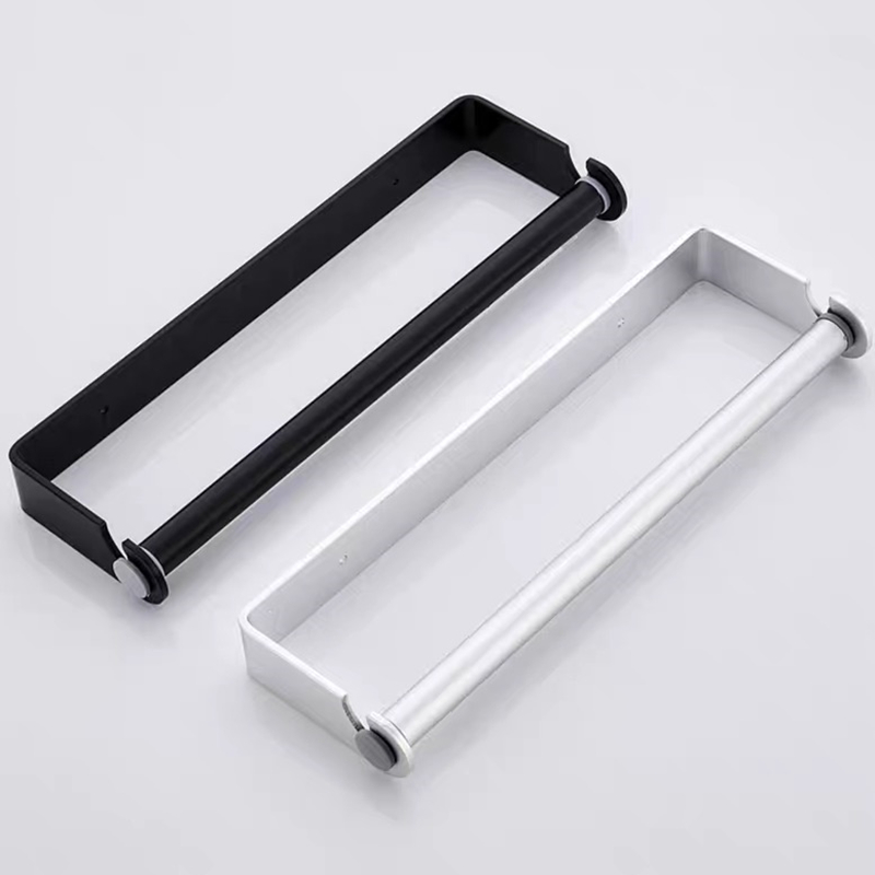 黒/シルバー 多機能キッチンペーパータオルホルダー 吊り下げ - Kitchen Gadgets Storage Ideas のレビューと価格