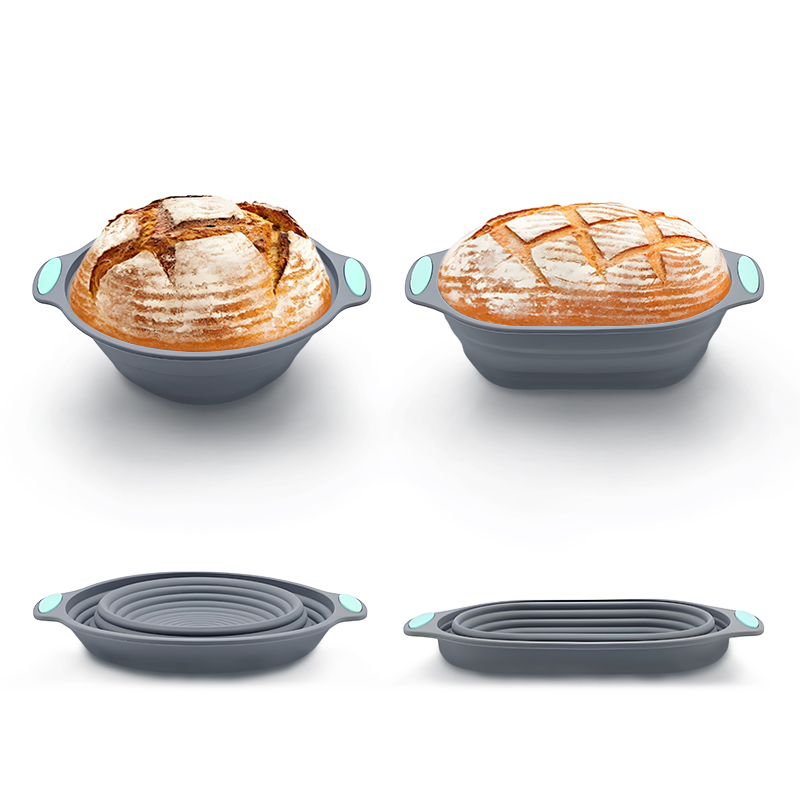 1PC シリコン製折りたたみ式バンネットパン発酵バスケット  - Kitchen Gadgets Website のレビューと価格