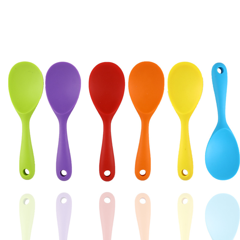1 個シリコンスプーンノンスティック調理スプーン抗火傷ポット - Kitchen Gadgets On Sale のレビューと価格