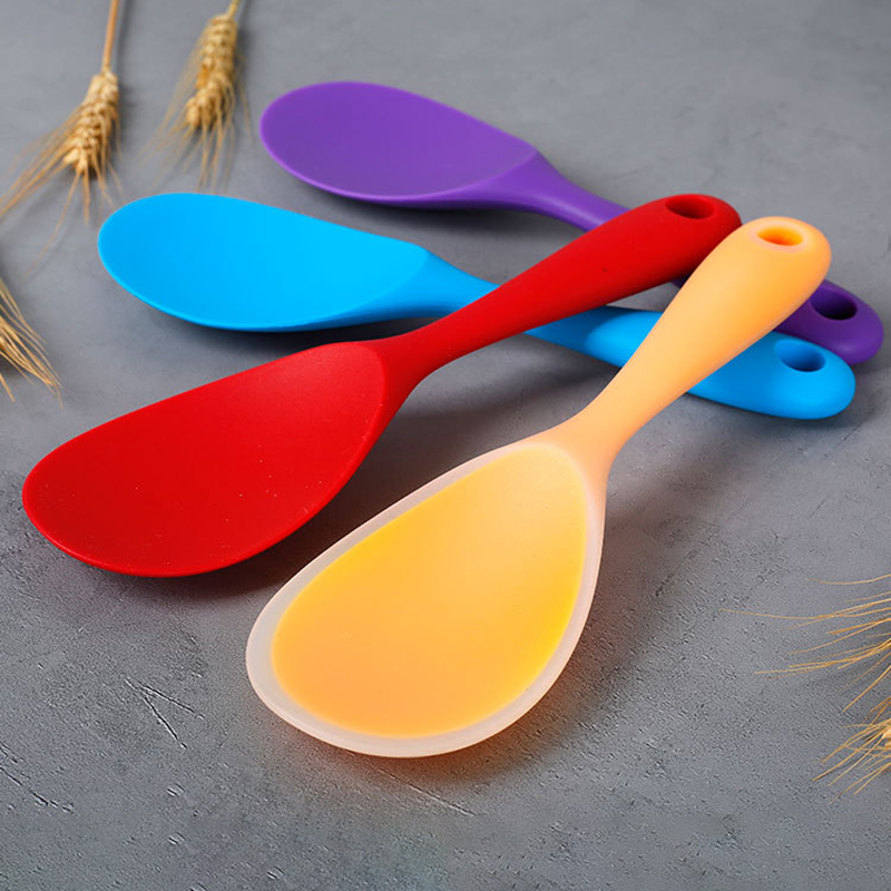 1 個シリコンスプーンノンスティック調理スプーン抗火傷ポット - Kitchen Gadgets On Sale のレビューと価格