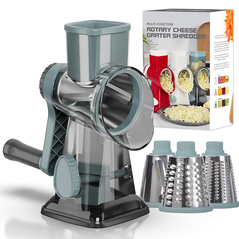 LMETJMA 3 in 1 ロータリーチーズおろし金多用途 - Korean Kitchen Gadgets のレビューと価格