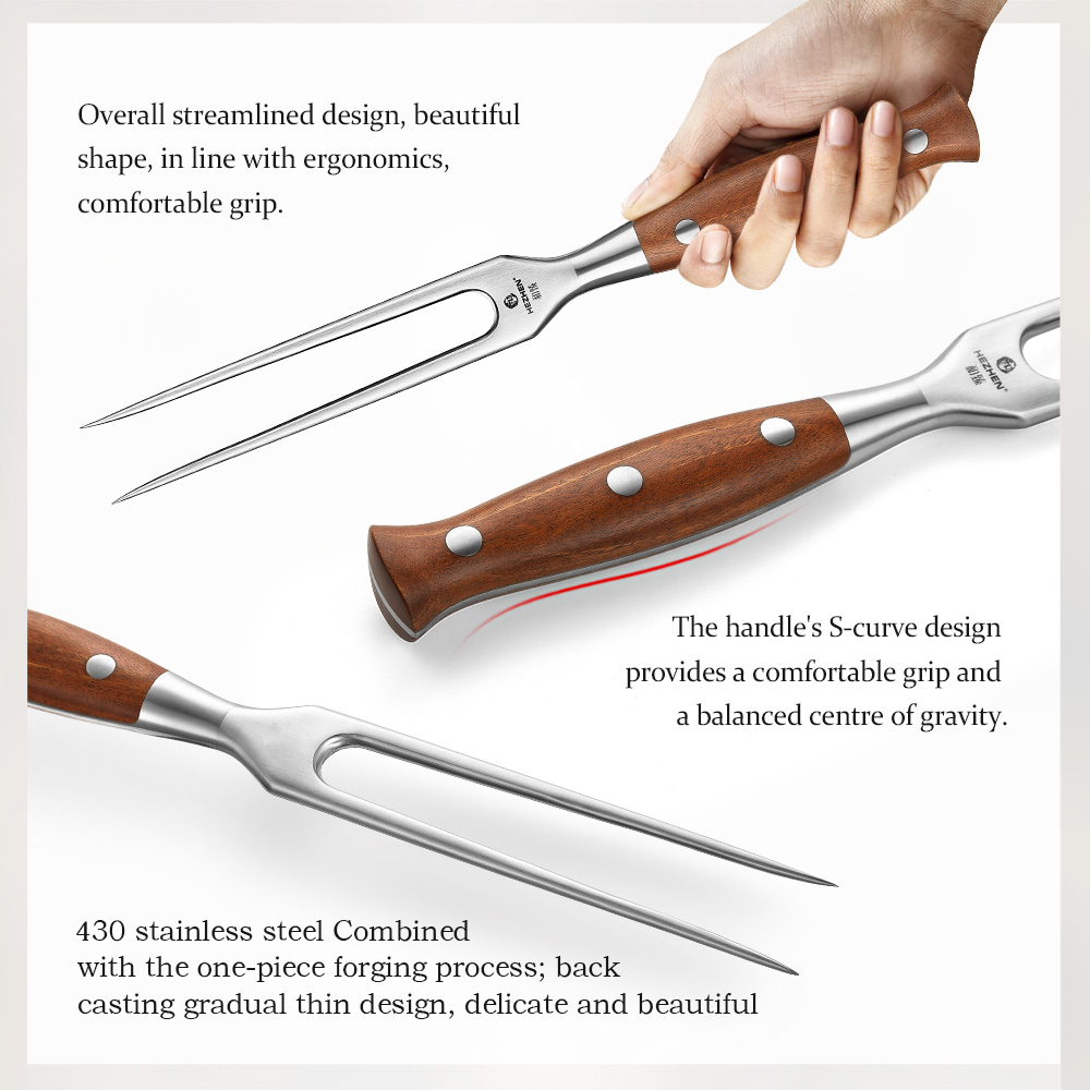 HEZHEN バーベキューフォーク ドイツ製ステンレス鋼 1 - Kitchen Gadgets Gifts のレビューと価格