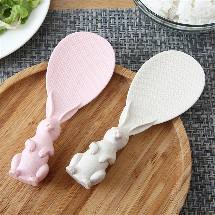 わら製ウサギ型スプーン、自立式、ウサギ型しゃもじ、炊飯器用、 - Kitchen Gadgets On Sale のレビューと価格