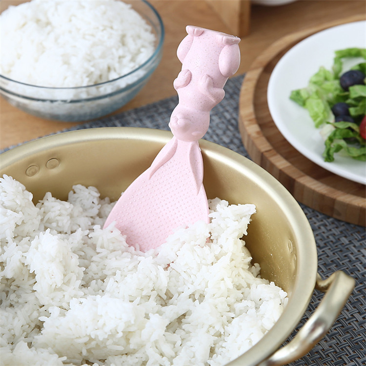 わら製ウサギ型スプーン、自立式、ウサギ型しゃもじ、炊飯器用、 - Kitchen Gadgets On Sale のレビューと価格