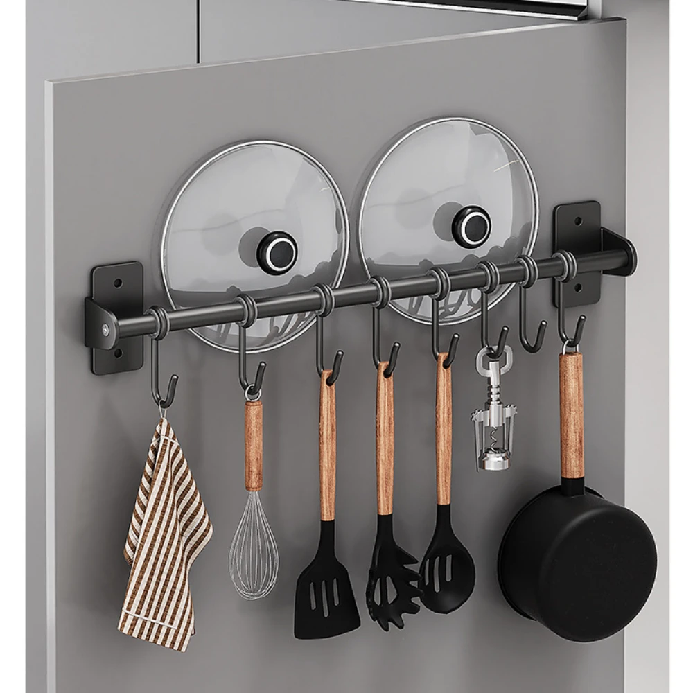 パンチ不要 キッチンフックラック ステンレス製 壁掛け棚 収 - Kitchen Gadgets Storage Ideas のレビューと価格