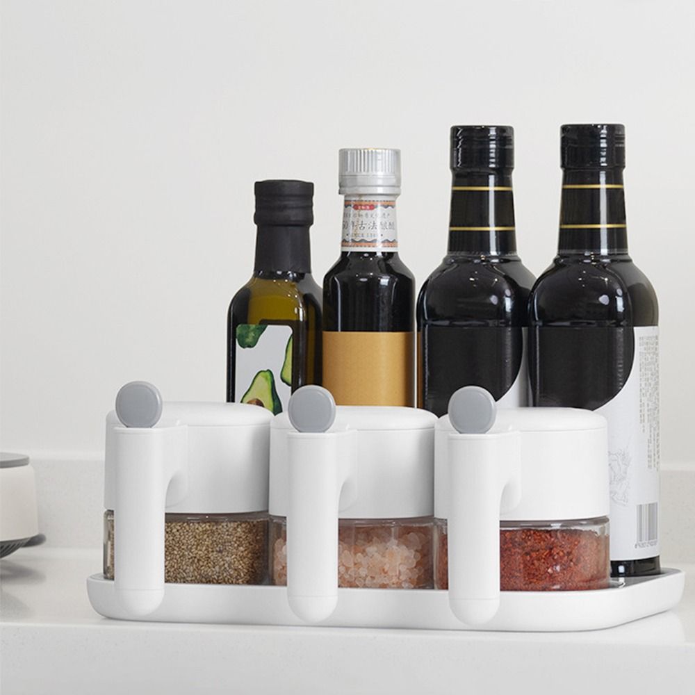 密封されたオープンタイプのスパイス容器 食品グレードの透明な - Korean Kitchen Gadgets のレビューと価格