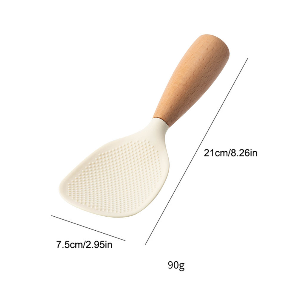 ノンスティック 1 個シリコーンしゃもじ調理スプーン火傷防止 - Kitchen Gadgets On Sale のレビューと価格
