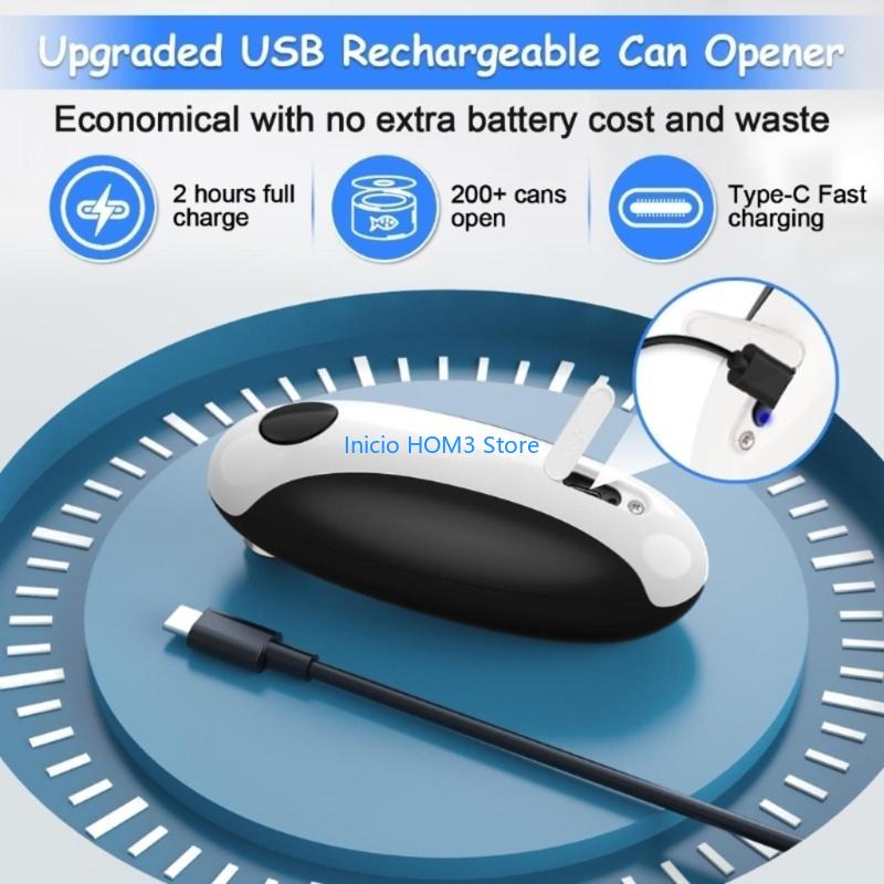 A5YD 電動缶切りスムーズサイドブリキ瓶オープナーポータブ - Electric Can Opener のレビューと価格
