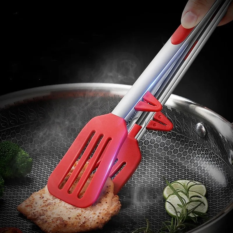 9 inche赤ブラケット付きシリコンフードクリップキッチン - Kitchen Gadgets Gifts のレビューと価格