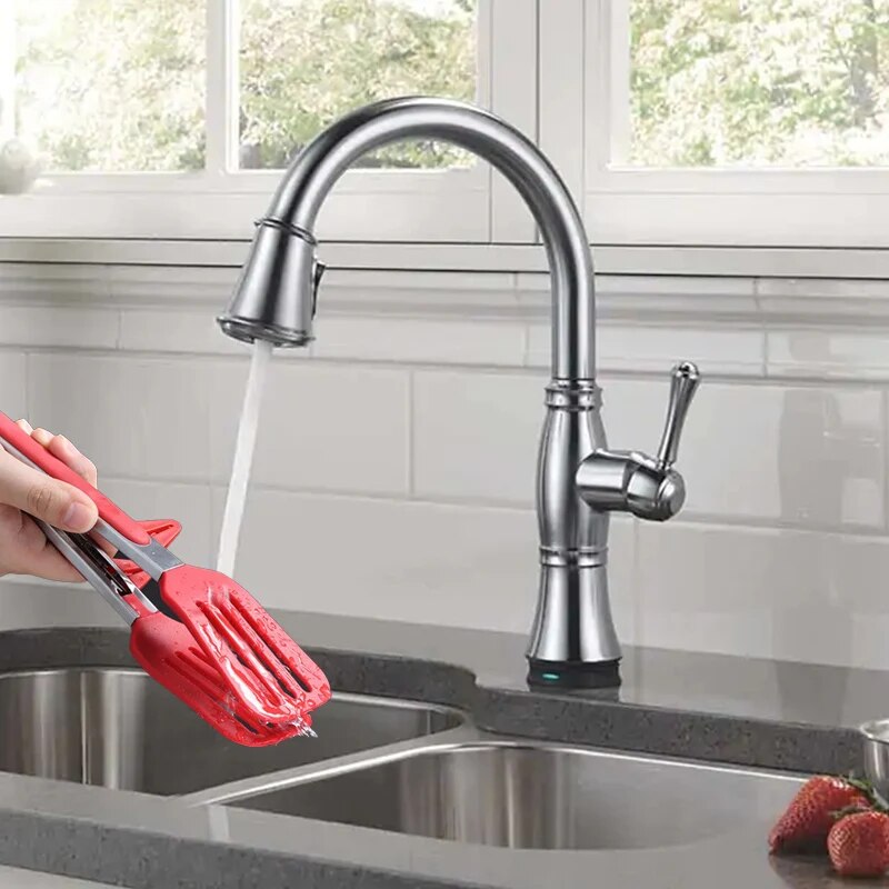 9 inche赤ブラケット付きシリコンフードクリップキッチン - Kitchen Gadgets Gifts のレビューと価格