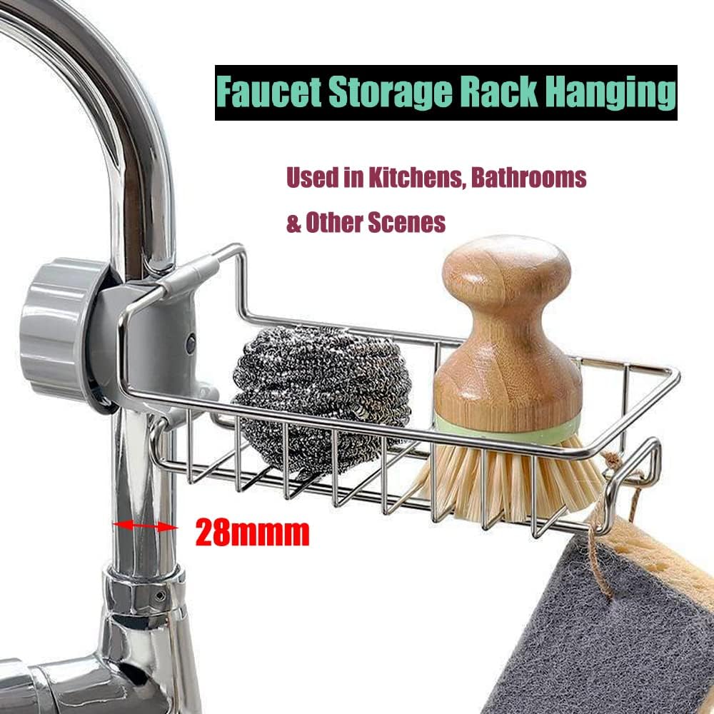 フレキシブルな蛇口ホルダー キッチンシンク排水ラック スポン - Kitchen Gadgets Storage Ideas のレビューと価格