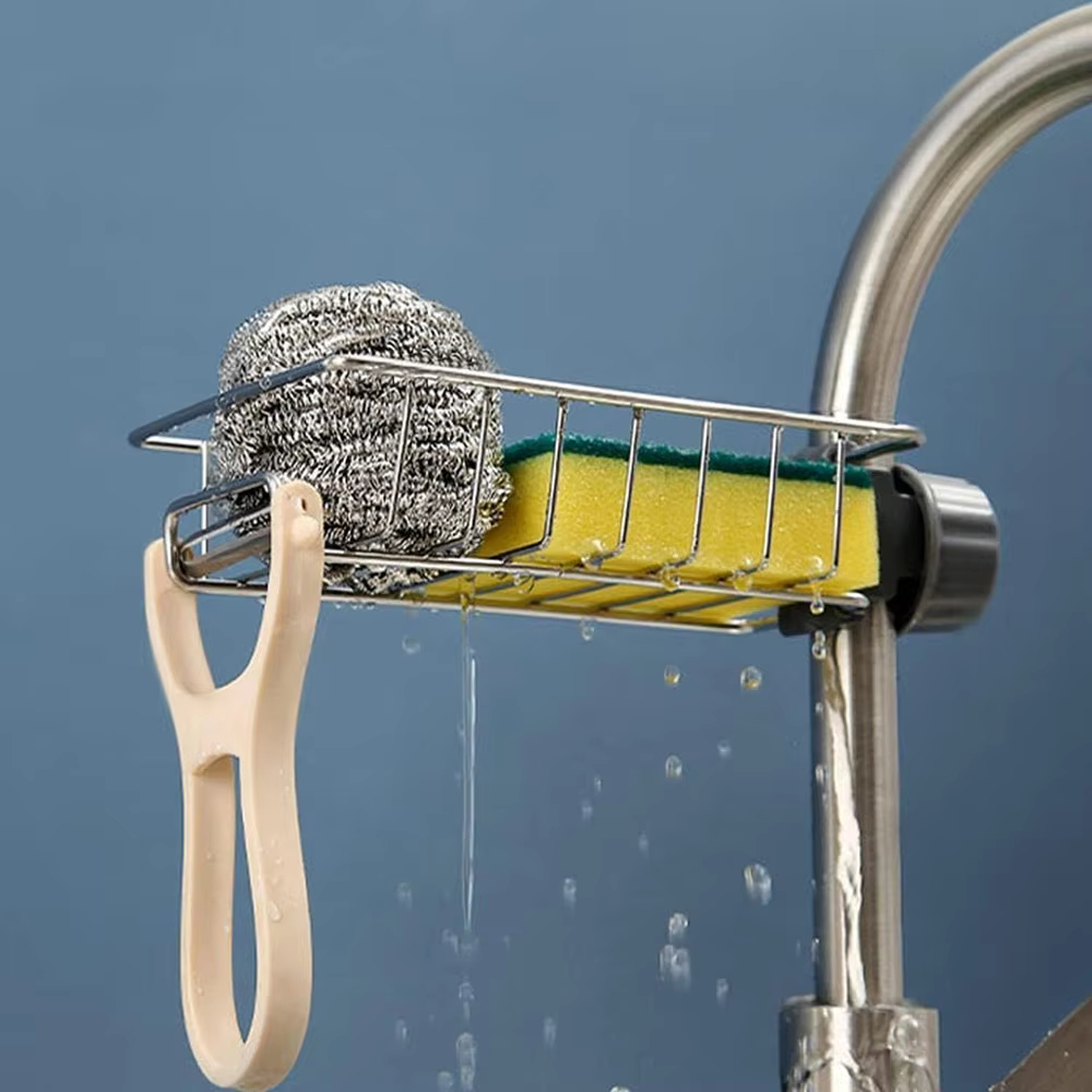 フレキシブルな蛇口ホルダー キッチンシンク排水ラック スポン - Kitchen Gadgets Storage Ideas のレビューと価格