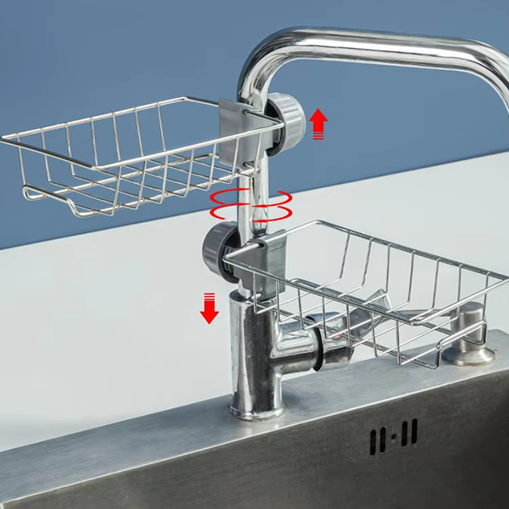 フレキシブルな蛇口ホルダー キッチンシンク排水ラック スポン - Kitchen Gadgets Storage Ideas のレビューと価格