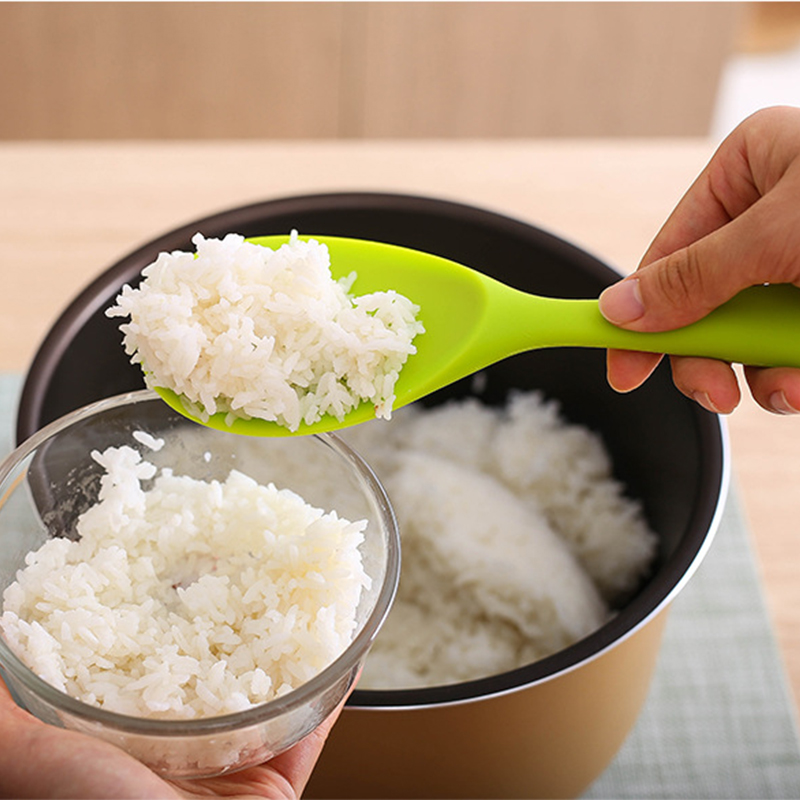 耐熱シリコーンしゃもじ食品グレードミキシングお玉ノンスティッ - Kitchen Gadgets On Sale のレビューと価格