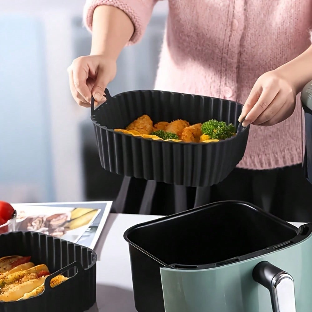 1個入り再利用可能なシリコン製エアフライヤーライナー、エアフ - Kitchen Gadgets Website のレビューと価格
