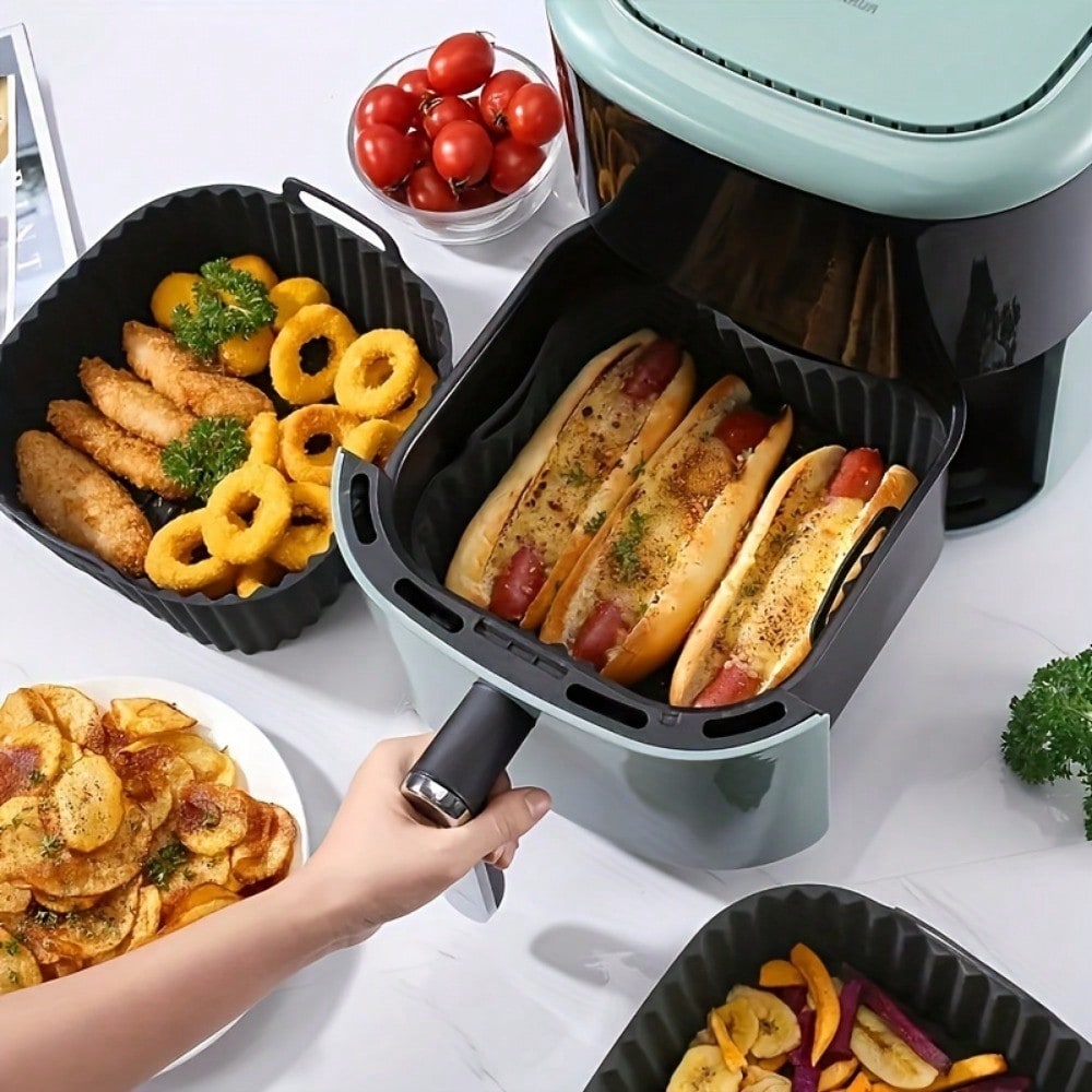 1個入り再利用可能なシリコン製エアフライヤーライナー、エアフ - Kitchen Gadgets Website のレビューと価格