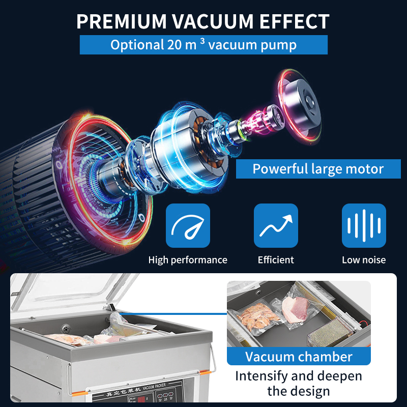 DZ-500 縦型単室食品真空シーラー半自動包装機（モーター - Food Vacuum Sealer のレビューと価格