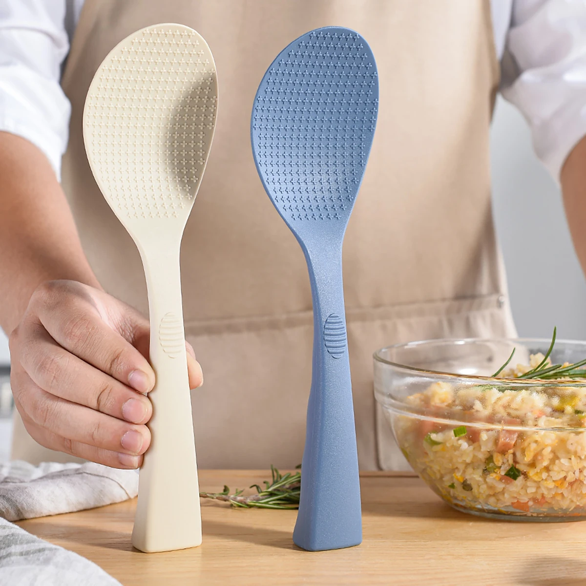 1PC 食品グレードのシリコーンしゃもじ家庭用ノンスティック - Kitchen Gadgets On Sale のレビューと価格