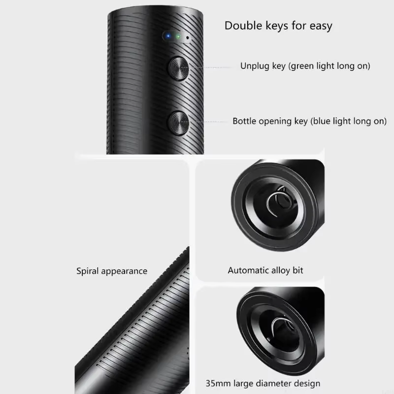 電動ワインオープナー 自動赤ワインコルクスクリュー 充電式ワ - Electric Can Opener のレビューと価格