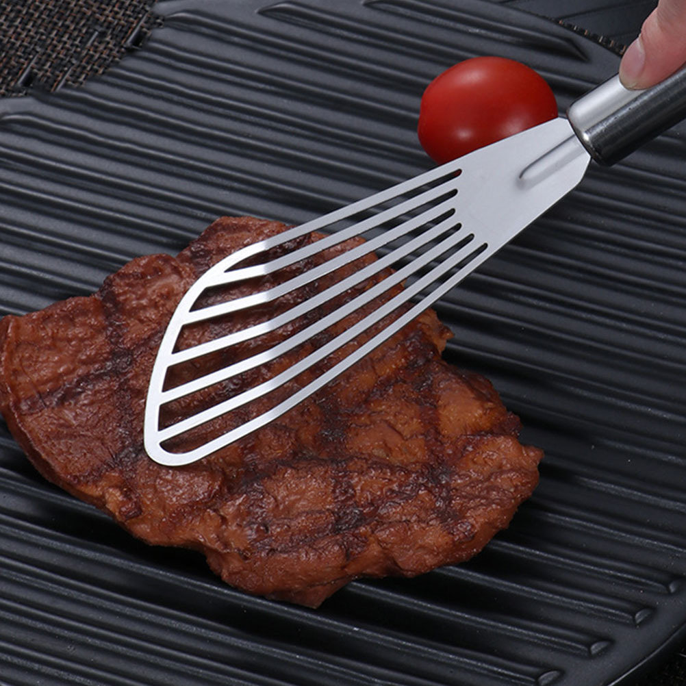 3 個ステンレス鋼スパチュラステーキフライ魚用スロット付きタ - Kitchen Gadgets Gifts のレビューと価格
