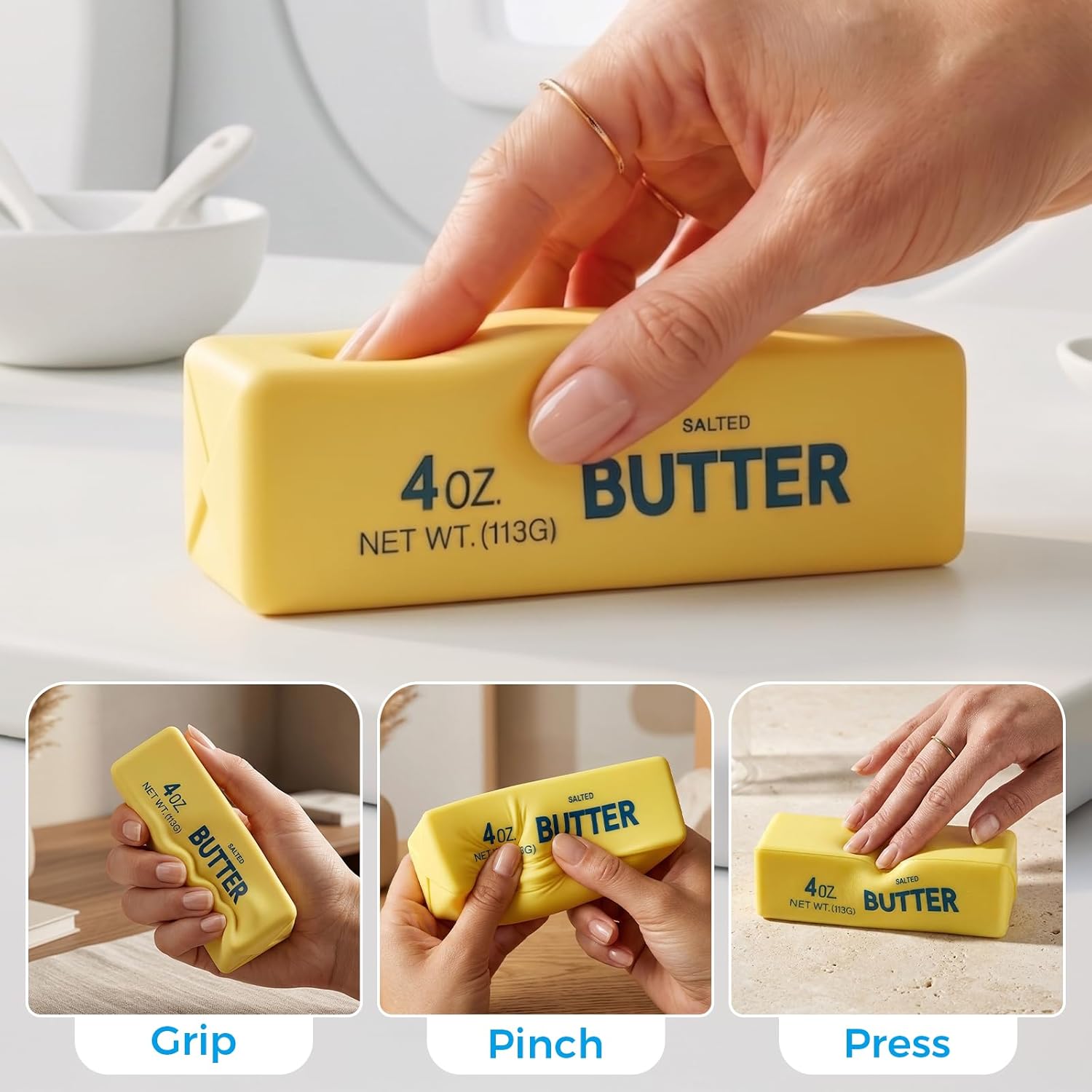 新しいソフトスローリバウンドバタースティックリアルなシリコン - Kitchen Gadgets Gifts のレビューと価格