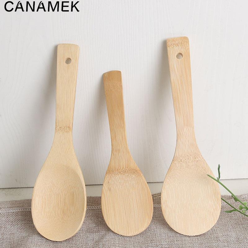 竹スプーン木製キッチンスプーン竹ライススプーンスライスショベ - Kitchen Gadgets On Sale のレビューと価格