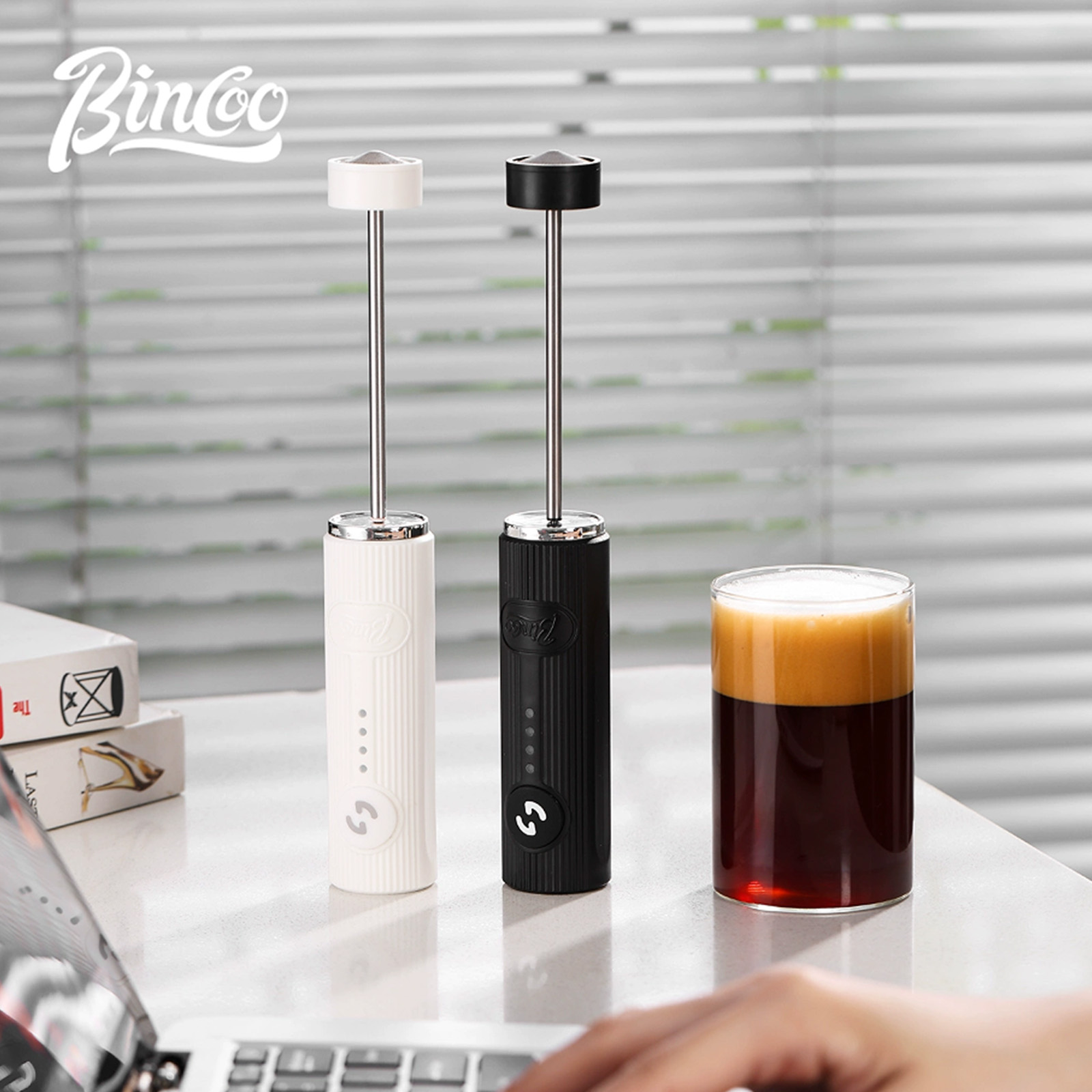 BINCOO 電気コーヒー泡立て器 USB 充電式 2 スピ - Kitchen Gadgets Website のレビューと価格