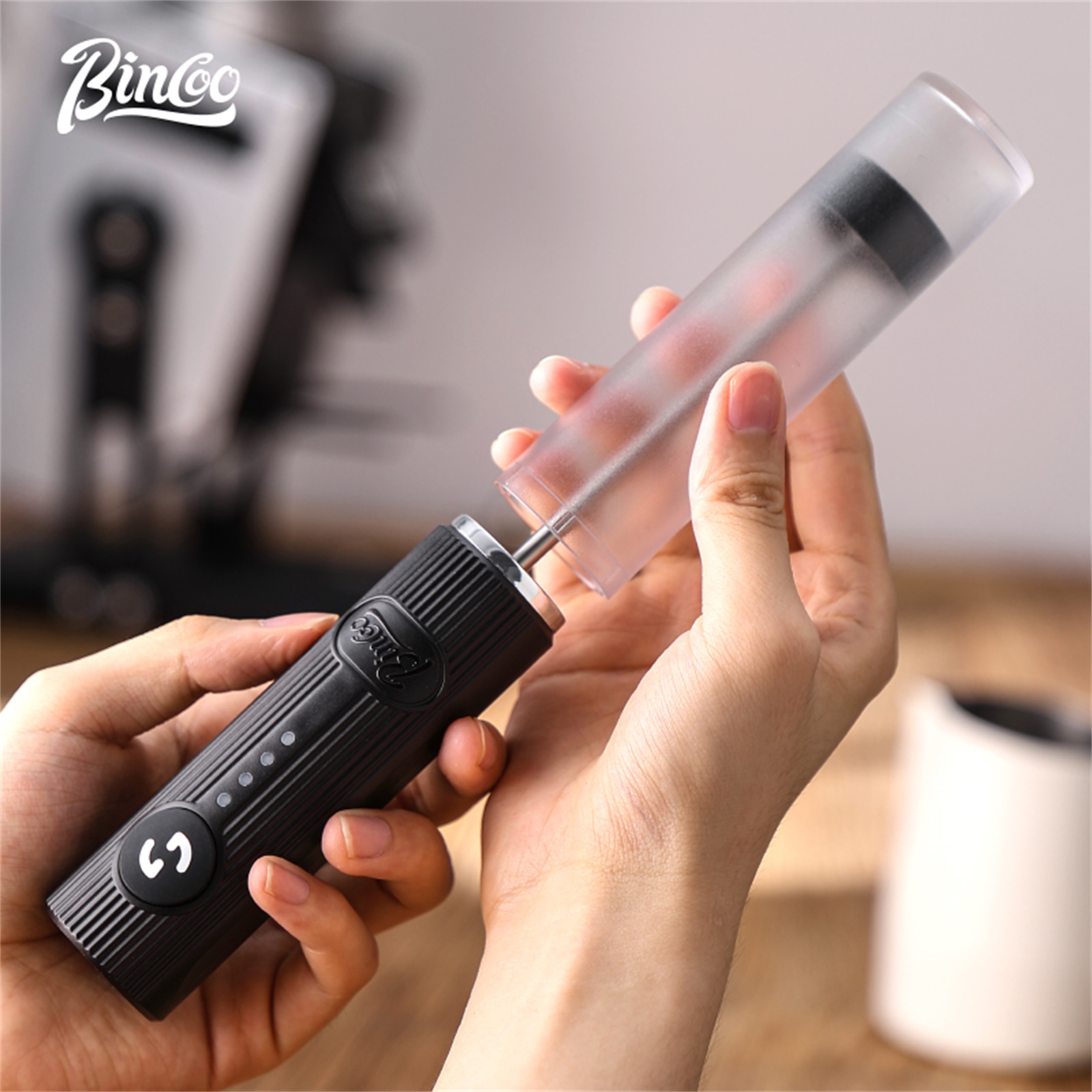 BINCOO 電気コーヒー泡立て器 USB 充電式 2 スピ - Kitchen Gadgets Website のレビューと価格